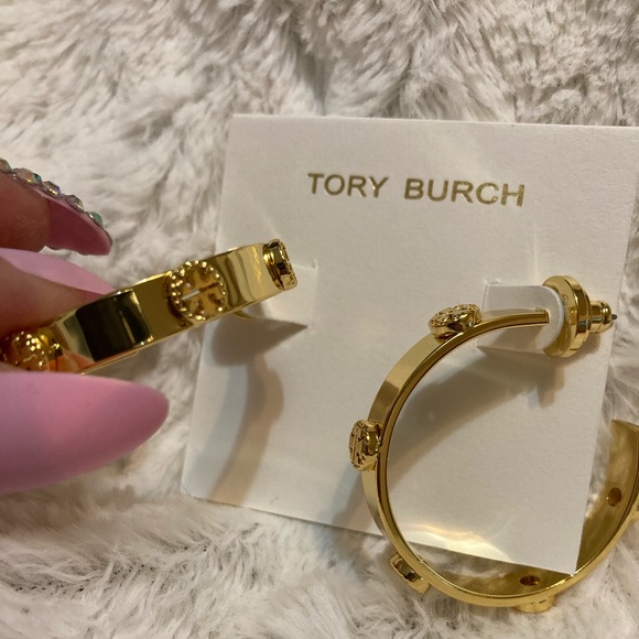 Tory Burch Migrain Hoop Earrings - Picture 8 of 9